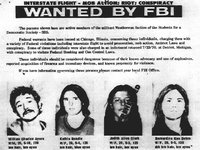 Weather Underground members on the FBI's Most Wanted List.