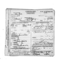 Fannie Smith Death Certificate