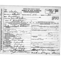 James Patten Death Certificate