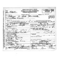 Rosa Pierce Death Certificate