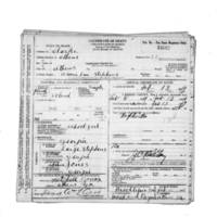 Annie Lue Stephens Death Certificate