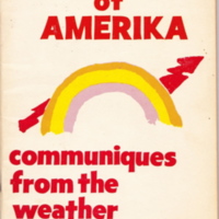 Front cover of the Weather Underground's Comminque