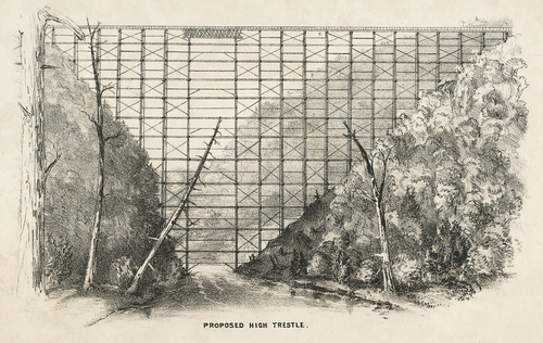 Illustration, Proposed High Trestle, undated