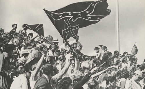 Fans with Flag_Pandora 1971.jpg