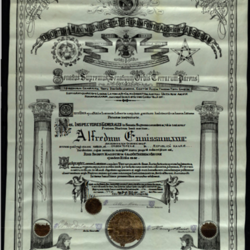 Scottish Rite 32nd Degree Certificate.png