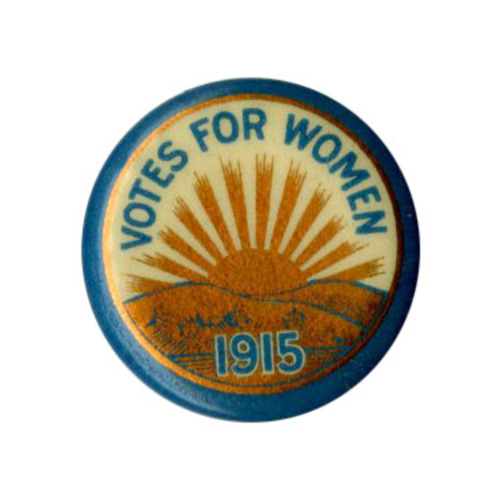 Button, "Votes for Women," Whitehead & Hoag Co., 1915
