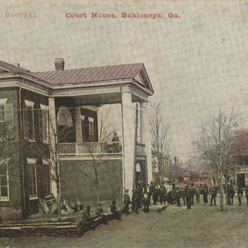 Postcard, Court House, Dahlonega, Georgia