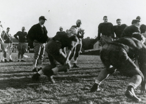 Georgia Bulldogs football practice, 1949
